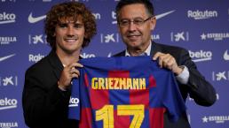 Griezmann es presentado en el Barcelona
