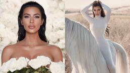 Kim Kardashian desborda todo y casi enseña intimidad fans aseguran que no es Photoshop