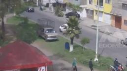 Circula video del asalto a puesto de carnitas en Ecatepec que fulminó la vida de un ladrón