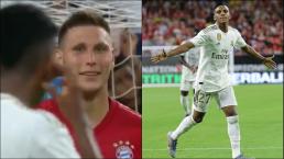 Futbolista del Bayern se burla de delantero del Real Madrid