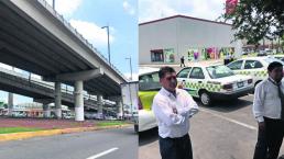 Toluca Estado de México taxistas Ocho Cedros Plaza Sendero robos Distribuidor Vial