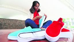 Zapatos amigables estudiantes Anika Isabel Reyes Cruz Bowi Nori nylon