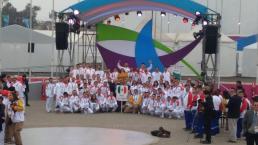 Bandera de México ya ondea en Lima para los Juegos Panamericanos