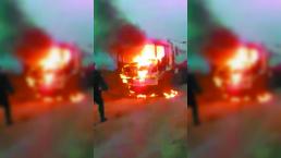 Levantan denuncia por quema de camión de limpia en Metepec