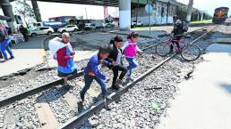 mal estado vías del tren daños severos principales arterias circulación vehículos Lerma