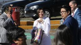Rosario Robles comparece en el Reclusorio Sur por La Estafa Maestra