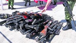 Sedena destruye 233 armas en Edomex algunas fueron usadas para cometer crímenes