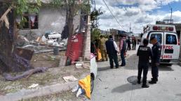 Muere mujer tras explosión de material pirotécnico en Tultepec