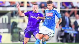 nápoli partido victoria futbol serie A debut Fiorentina futbol italiano