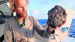 Qué es la piedra pómez la roca volcánica que flota en el océano Pacífico