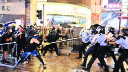 Policía de Hong Kong busca justificar disparos en protesta por extrema violencia