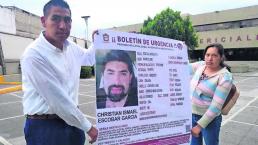 familiares buscan Christian Ismael Escobar García desaparecido ocoyoacac morgue semefo no pierden la fe