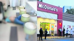 Pistoleros acribillan a hombre en restaurante de McDonalds en alcaldía Miguel Hidalgo