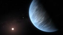 científicos detectan agua en planeta K218 