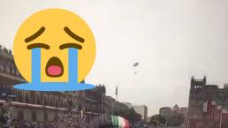paracaidista desfile militar accidente corregidora cdmx marino