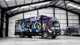 subastan Turbo Zone Truck autobús grafitis Bansky