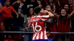 Técnico del Atlético de Madrid satisfecho con el gol de Herrera