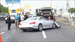 'Tuca' Ferretti sufre fuerte accidente en carretera