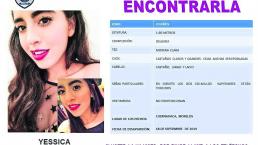 buscan familiares a Yessica