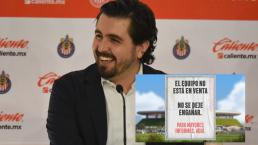Amaury Vergara negó que Chivas está en venta