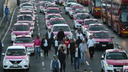 bloqueo taxistas protesta cdmx cierres viales uber cabify