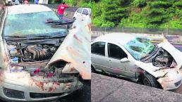 Accidente carretero Tenango-Ixtapan de la Sal