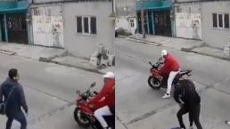 Delincuentes motocicleta Ecatepec