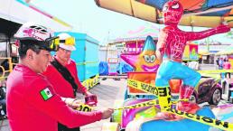 juegos feria de chapultepec sin mantenimiento accidente clausurada protección civil quimera