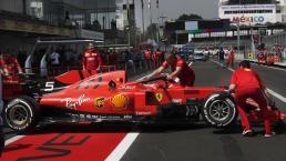 El auto de Ferrari en el AHR