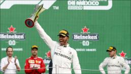 Lewis Hamilton se lleva el Gran Premio de México