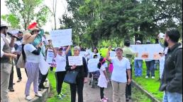 colectivo Abracemos el Parque de la Pila detienen defensores