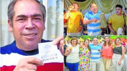 hombre gana lotería no gastó en lujos organiza fiesta vecinos amigos argentina