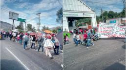 Marcha de vecinos de Santa Clara Tulpetlac provoca caos vial para ingresar a la CDMX