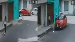 joven libra secuestro cámara vigilancia video puebla