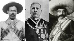 personajes revolución mexicana muerte porfirio díaz emiliano zapata francisco villa francisco I Madero