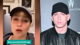 Thalía inventa “Arrasando Challenge” y las redes la comparan con Eminem