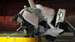 Conductor prensado Ecatepec accidente