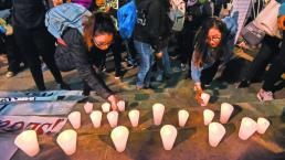 protesta manifestación se congregan encienden veladoras víctimas feminicidio mujeres 