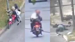 ladrones roban motocicleta karma instantáneo chocan patrulla muerto muere ladrón buenos aires argentina