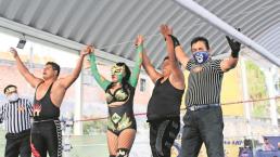 Valkiria advierte que será una de las mejores luchadoras rudas de Morelos