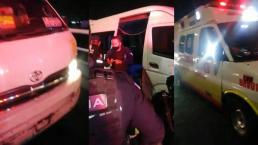 Tres asaltantes desatan balacera en transporte público en Edomex, hay 1 muerto y 3 heridos