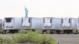Cuerpos de víctimas por Covid llevan más de un año en camiones frigoríficos de Nueva York