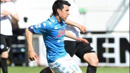 Chucky Lozano anota en la goleada del Napoli al Udinese