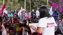 Michelle Núñez promete apoyos económicos a pymes en caso de ganar en Valle de Bravo