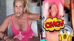 Niurka Marcos enseña senos desnudos en vivo, para promocionar Zipolite