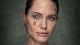 Angelina Jolie posa cubierta de abejas para crear conciencia sobre estos insectos
