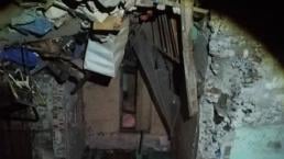 Cae techo y paredes de cuarto de vecindad en la Cuauhtémoc, no hay lesionados