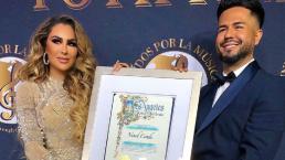 Tras recibir premio, Ninel Conde evade hablar sobre Larry Ramos y del papá de su hijo