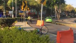 Hombre muere de un infarto cuando viajaba en su bicicleta, en calles de Coyoacán  