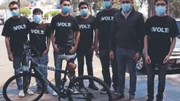 Estudiantes mexiquenses crean bicicleta capaz de cargar la batería de un celular